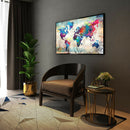World Map DIY Diamond Painting 5D Full Round Drill Embroidery Home Decor A
