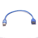 Excellent Short USB 2.0 Type A Female To Male Extension Extender Cable  OZ