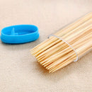 1 Box Portable Disposable Bamboo Wooden Cocktail Toothpicks Double Sided Travel
