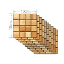 10pcs 10cm Retro Tiles Wall Stickers PVC Waterproof Kitchen Decals (MSC054) A