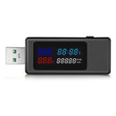 KWS-V30 6 in 1 USB Tester DC Voltage Power Timing Capacity Detector (Black)