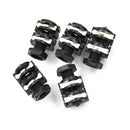 5x 6.35mm(1/4") 4Pin Female Stereo Jack Socket Panel PCB Welding ã€New lj