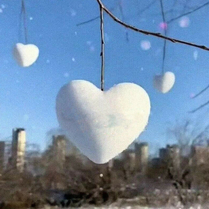2x Heart Shape Snow Ball Maker Kids Children Outdoor Snowball Sand Mold Toys