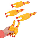 1PC Dog Gadgets Novelty Yellow Rubber Chicken Pet Toys Novelty Screaming Chick_