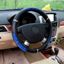 Dragon Design Leather Car Steering-Wheel Cover Anti-Catch Holder Protector I9N1