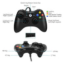 For Microsoft Xbox 360 & Windows PC Wired Video Game Controller Dual Vibration