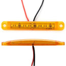 20X 9LED Bus Truck Trailer Side Marker Indicators Lights Red+Amber Waterproof.