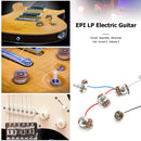 1Set Wiring Harness 2v2t Jack 500k Pots for Replacement LP Electric Guitar