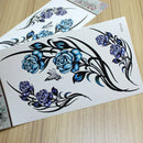 2 Sheet Sexy Butterfly Flower Temporary Waterproof Tattoos Stickers Bod CSU