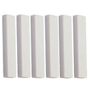 6 String Acoustic Guitar Bone Bridge Nut for Guitar Replacements Parts 6pcs