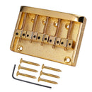 5 String Electric Bass Guitar Hard Tail Fixed Bridge with Wrench and Screws
