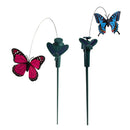 2pcs Solar Planter Butterfly Stakes Garden Yard Decoration Flower Bed Ornament