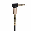3.5mm Male to Male Aux Cable Cord 90 Degree Car Audio Headphone Intriguing
