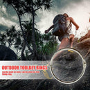 12pcs/set Mutifunctional Metal Key Chain Outdoor Camping Tent Fixed Rings A