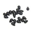 50PCS/Bag Black Quick Change Beads Carp Fishing Beads Line holder Terminal  D2U8