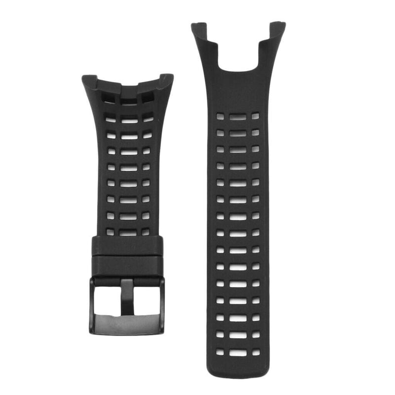 23mm Replacement Black Silicone Rubber  Strap For Suunto Ambit 1 2 3