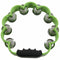Shamrock Tambourine for Kids and Adults - Easy to Use - Comfortable Hand He