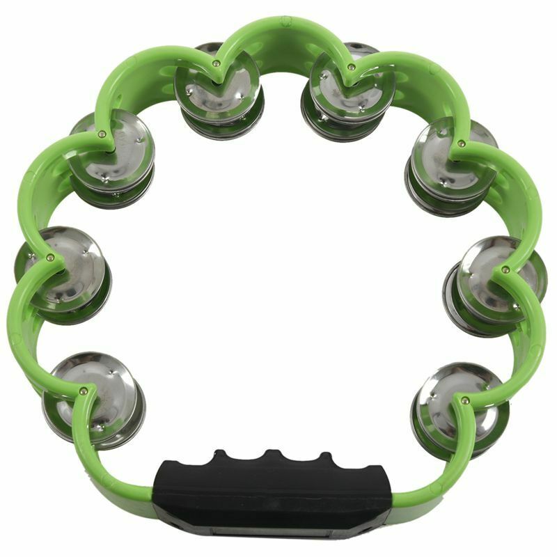Shamrock Tambourine for Kids and Adults - Easy to Use - Comfortable Hand He