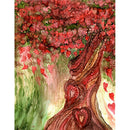 5D DIY Diamond Painting Kits Tree Full Round Drill Picture Handicraft Decor