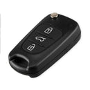 1pcs Black 3-key Button Remote Control Smart Key Case for Kia k2 k5 New fd HFY