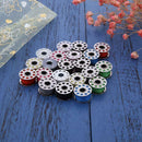 20pcs Cotton Colorful Sewing Thread+20 Grid Stainless Steel Machine Bobbins