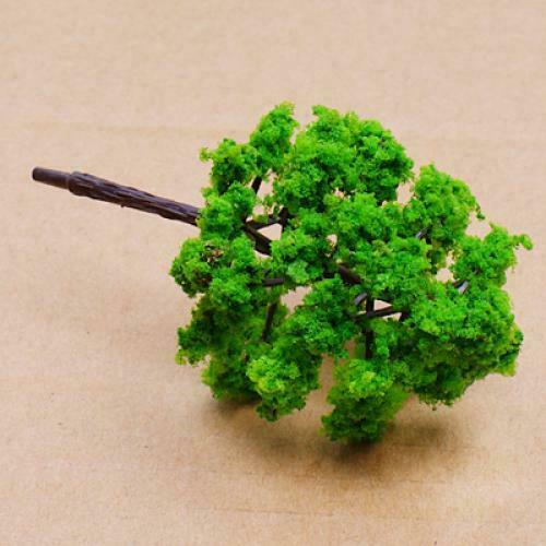10 Pieces Train Sides Tree Sets Decorative Accessories