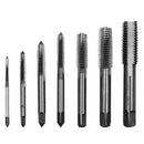 7PCS Metric Taper HSS Mini Hand Screw Thread Tap Cutting Drill Bits Set M3-M12