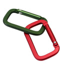 5x D-Ring Key Aluminum Carabiner Keyring Chain Snap Hook Clip Karabiner Camping