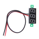0.28inch LCD Two Wire 2.5-30V Red LED Digital DC Voltmeter Panel Meter