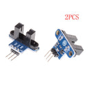 2pcs IR Infrared Slotted Optical Speed Test Sensor DetectionOptocouplerModuleXP