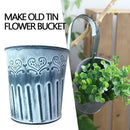 Flower Pot Garden Hanging Balcony Plant Home Decor Metal Iron Potted Planters