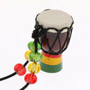 2 Pcs Djembe Pendant African Drum Jewelry Necklace for Children Gift C