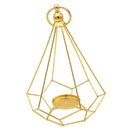 2pcs Geometry Tea Light Candle Holder Hanging Candlestick for Home Wedding