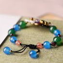 Ethnic Style Hand-Woven Bracelet Fresh Literary Agate Beaded Bracelets Shel