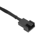 Sleeved SATA 15Pin to 2 Way 3Pin 4Pin Fan Power Adapter Extension Cable Wire