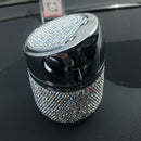 Diamond Car Ashtray Shiny Auto Ashtray With Cover For Car Great Gift For Wo