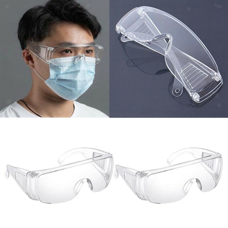 2 lot Ligthweight Safety Goggles Shockproof Labor Protection Eyewear Glasses