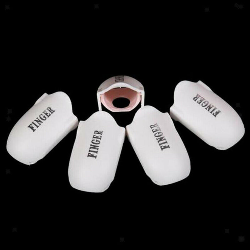 5 X Plastic Toe Nail Soak Off UV Gel Art Polish Remover Wrap Gelish Clip Cap UK