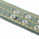 Pet Dog Double-Breasted Necklace For Big Dog Collar Leads Army Green Pet