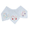 Cotton Floral Embroidered Handkerchiefs Set of 3