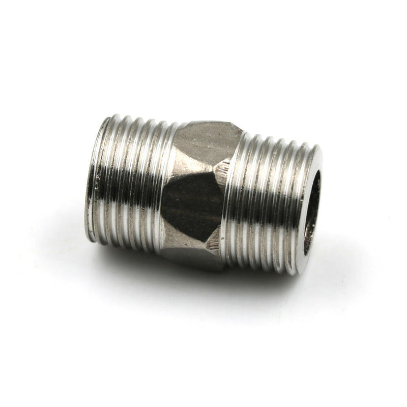 1/2" Male x 1/2" Male Hex Nipple SS 304 Threaded Pipe Fitting NPT  Z