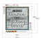 5D DIY Full Drill Diamond Painting Letter Cross Stitch Mosaic Kit (JH056)
