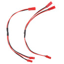 2 Pieces Lipo Battery Cable Connector JST Male / Female To Y Connector Female /