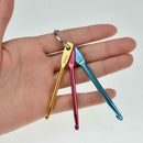 25pcs Aluminum Crochet Hooks Knit Weave Craft Yarn Sweater Sewing Needles