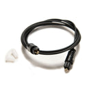 3.2FT OD2.2 Digital Fiber Optical Audio SPDIF MD DVD TosLink Cable Lead CorB CES