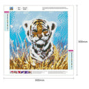 5D DIY Full Drill Diamond Painting Small Tiger Cross Stitch Embroidery Kits