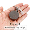 Retractable Metal Telescopic Keyring Reel Anti Lost Key Chain Clip Belt M3O B9C2