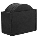 Round Felt Coaster Cup Mat Pad Storage Box For Bowl Mug Glass Plate Creativ R2T8
