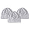 3 Pieces Unisex Cotton Night Cap Sleeping Head Hat Plain Beanie Chemo Hair Wear