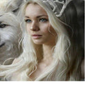 5D Diamond Embroidery Painting DIY Home Decor Craft Cross Stitch-Beauty&Wolf